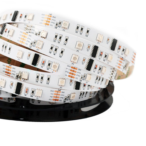 LPD6803 DC12V Series Flexible LED Strip Lights, Programmable Pixel Full Color Chasing, Indoor Use, 150LEDs 16.4ft Per Reel By Sale LPD6803 DC12V Series Flexible LED Strip Lights, Programmable Pixel Full Color Chasing, Indoor Use, 150LEDs 16.4ft Per Reel By Sale